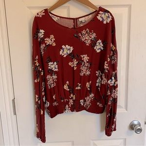 4/$10 SO long sleeve blouse